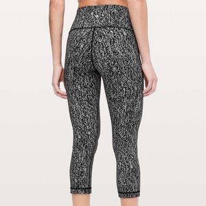 Lululemon Black/White Pattern Leggings